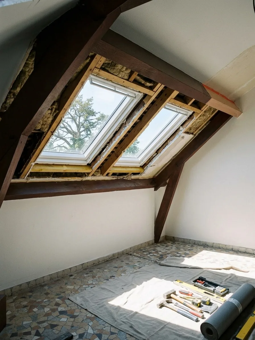 Installation de fenêtres de toit à Coulommiers