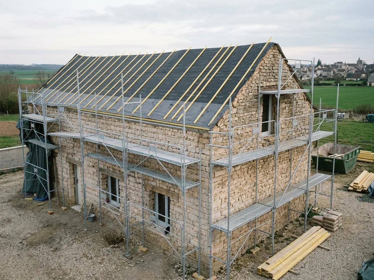 Réfection complète de toiture à Coulommiers Réfection complète de toiture à Coulommiers